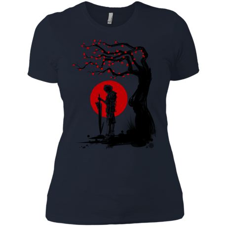T-Shirts Midnight Navy / X-Small Red Sun in Zanarkand Women's Premium T-Shirt
