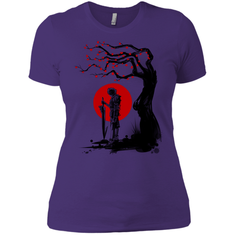T-Shirts Purple Rush/ / X-Small Red Sun in Zanarkand Women's Premium T-Shirt