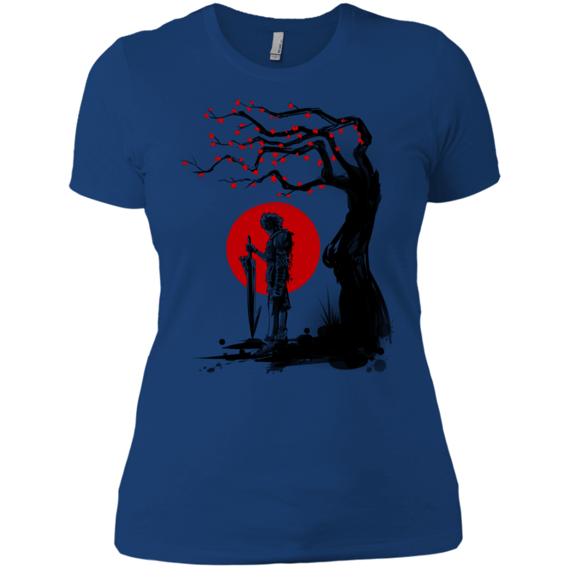 T-Shirts Royal / X-Small Red Sun in Zanarkand Women's Premium T-Shirt