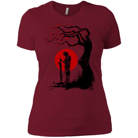 T-Shirts Scarlet / X-Small Red Sun in Zanarkand Women's Premium T-Shirt