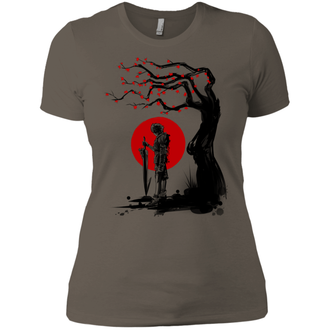 T-Shirts Warm Grey / X-Small Red Sun in Zanarkand Women's Premium T-Shirt