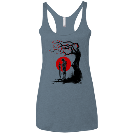 T-Shirts Indigo / X-Small Red Sun in Zanarkand Women's Triblend Racerback Tank