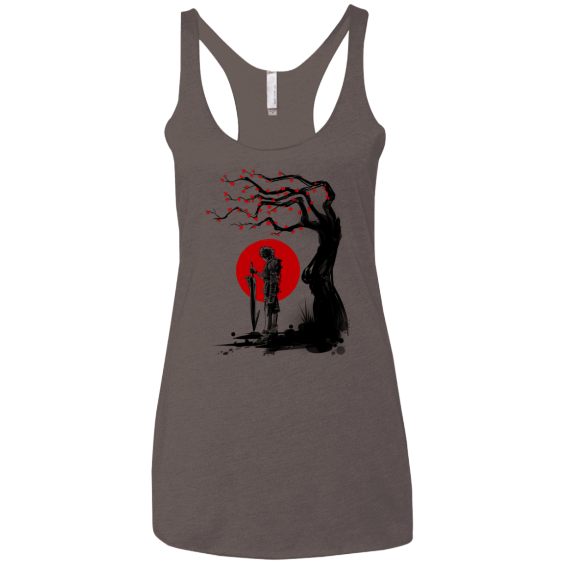 T-Shirts Macchiato / X-Small Red Sun in Zanarkand Women's Triblend Racerback Tank
