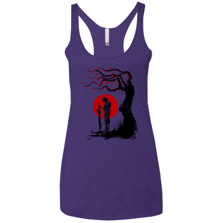 T-Shirts Purple Rush / X-Small Red Sun in Zanarkand Women's Triblend Racerback Tank