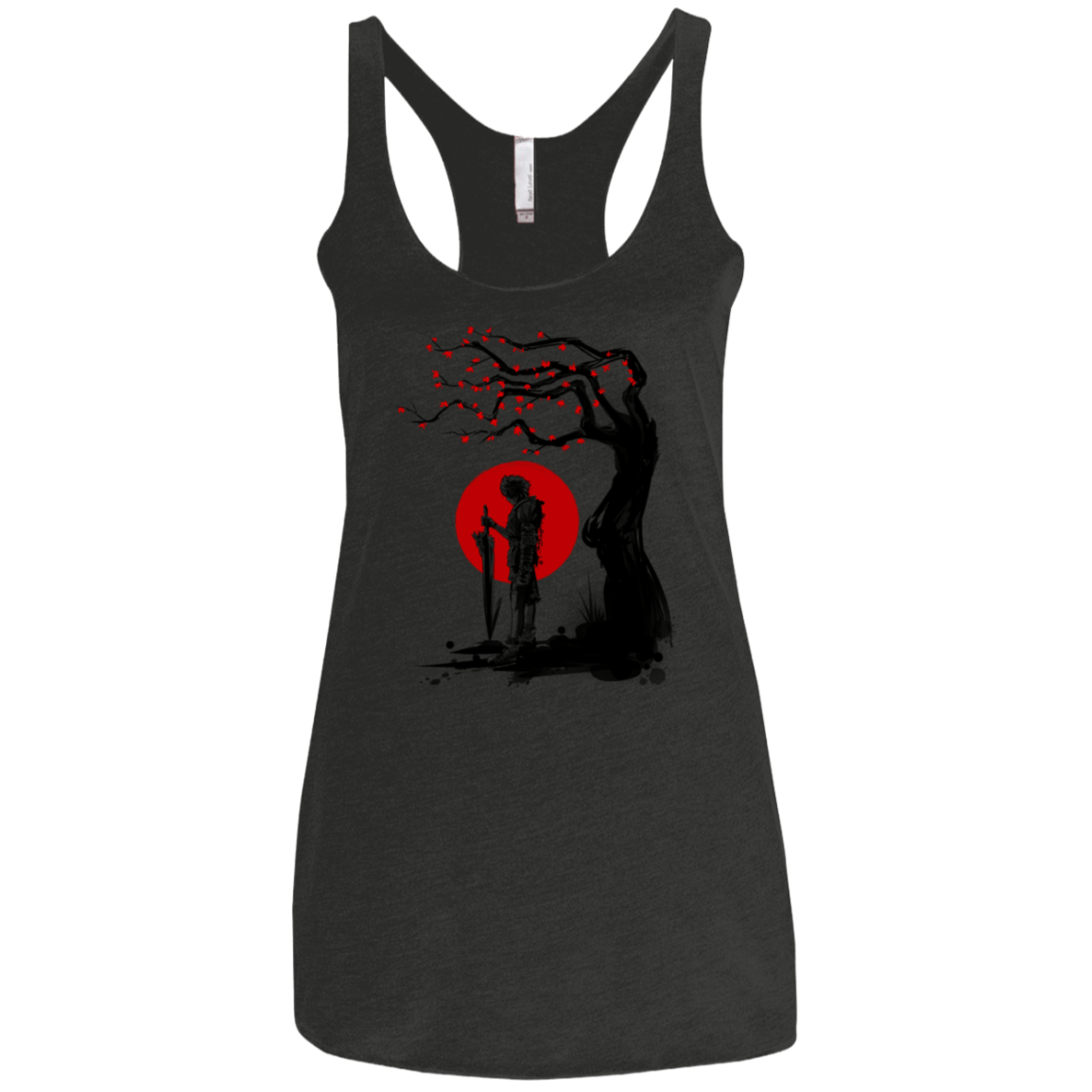 T-Shirts Vintage Black / X-Small Red Sun in Zanarkand Women's Triblend Racerback Tank