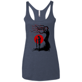 T-Shirts Vintage Navy / X-Small Red Sun in Zanarkand Women's Triblend Racerback Tank