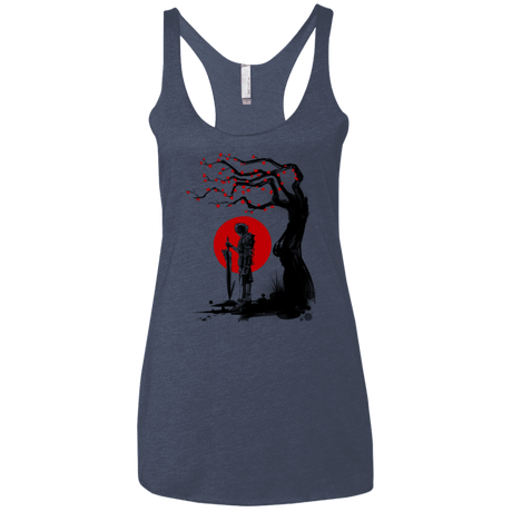 T-Shirts Vintage Navy / X-Small Red Sun in Zanarkand Women's Triblend Racerback Tank
