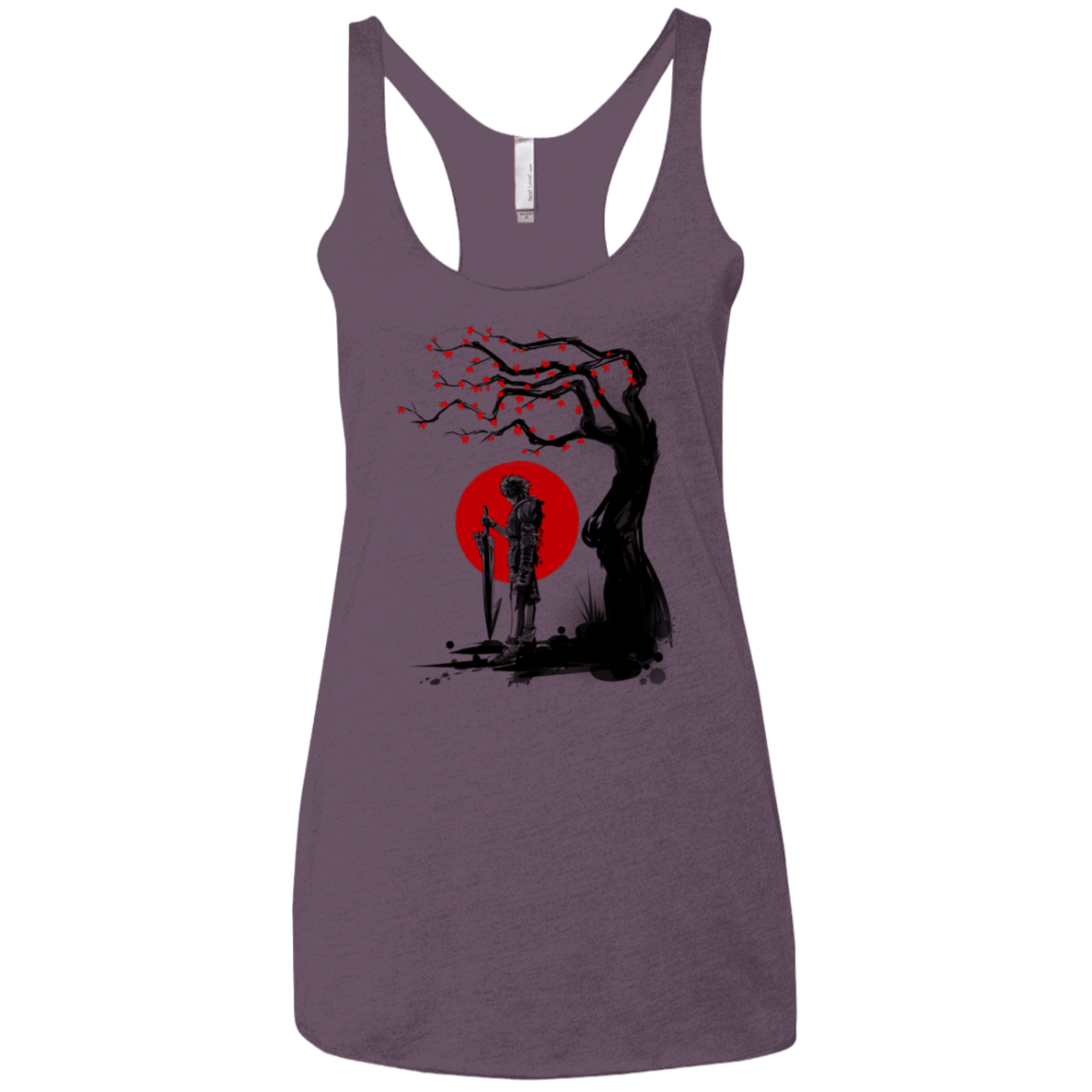 T-Shirts Vintage Purple / X-Small Red Sun in Zanarkand Women's Triblend Racerback Tank