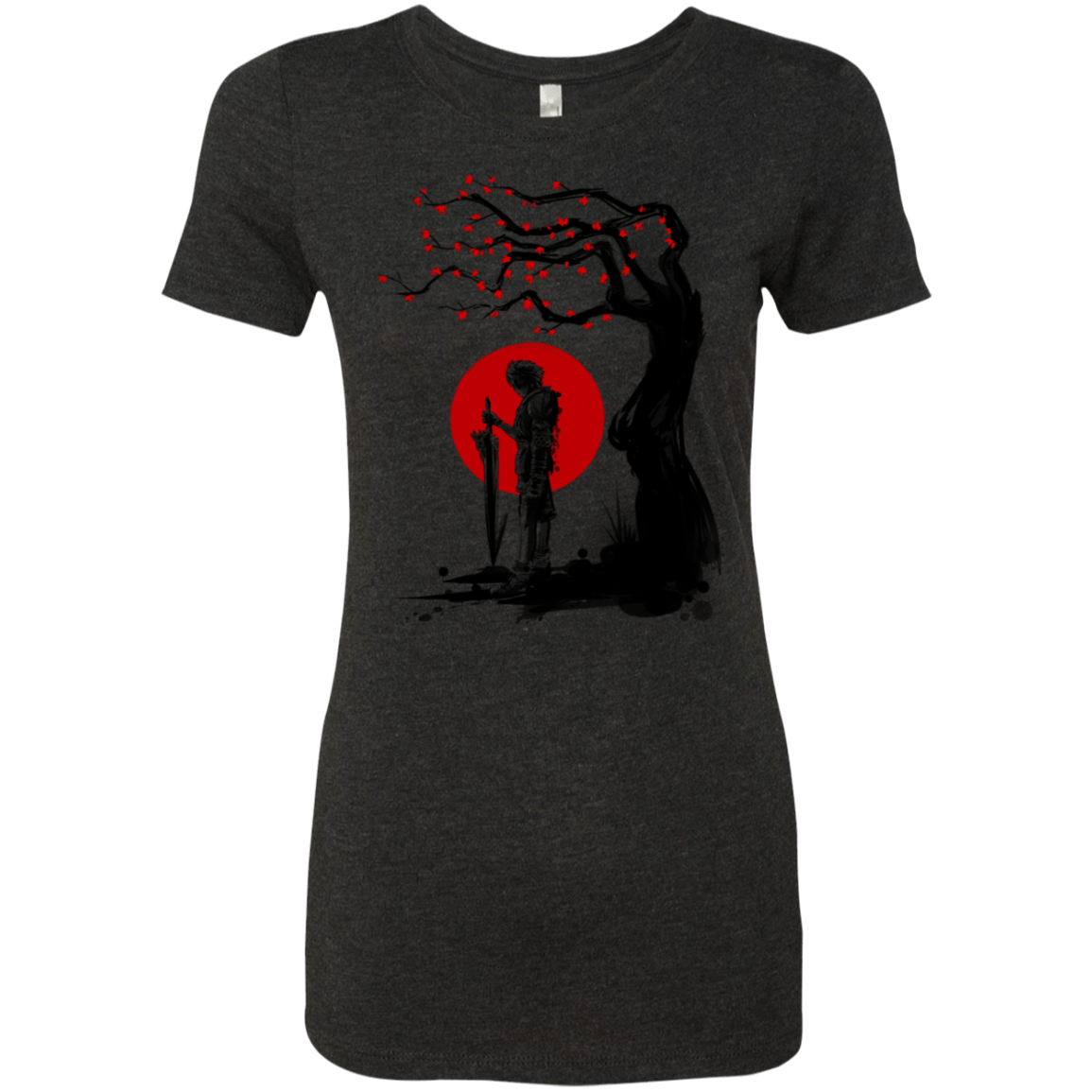 T-Shirts Vintage Black / S Red Sun in Zanarkand Women's Triblend T-Shirt