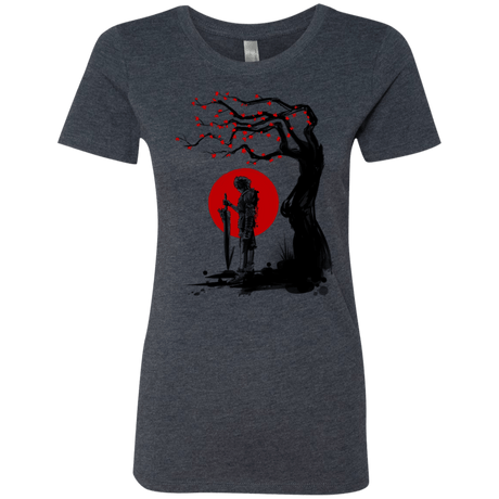 T-Shirts Vintage Navy / S Red Sun in Zanarkand Women's Triblend T-Shirt