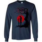 T-Shirts Navy / YS Red Sun in Zanarkand Youth Long Sleeve T-Shirt