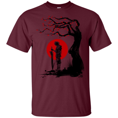 T-Shirts Maroon / YXS Red Sun in Zanarkand Youth T-Shirt