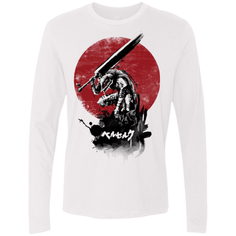 T-Shirts White / Small Red Sun Swordsman Men's Premium Long Sleeve