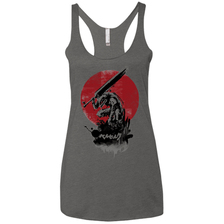 T-Shirts Premium Heather / X-Small Red Sun Swordsman Women's Triblend Racerback Tank