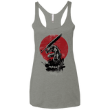 T-Shirts Venetian Grey / X-Small Red Sun Swordsman Women's Triblend Racerback Tank
