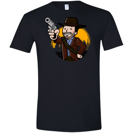 T-Shirts Black / X-Small Red Vault Redemption Men's Semi-Fitted Softstyle