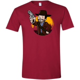 T-Shirts Cardinal Red / S Red Vault Redemption Men's Semi-Fitted Softstyle