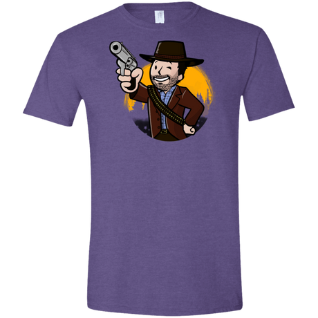 T-Shirts Heather Purple / S Red Vault Redemption Men's Semi-Fitted Softstyle