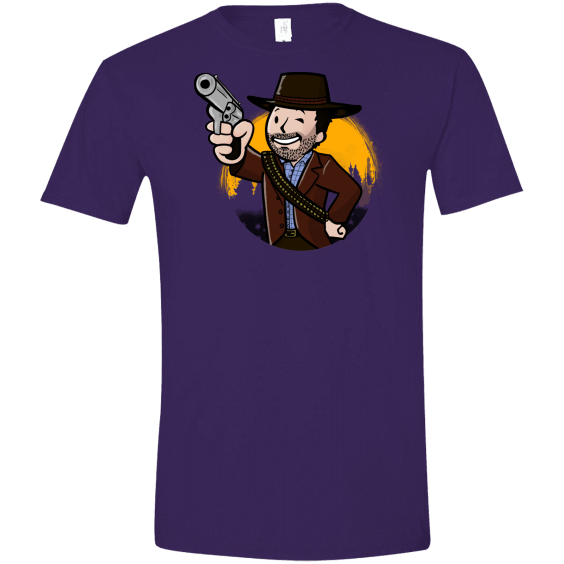 T-Shirts Purple / S Red Vault Redemption Men's Semi-Fitted Softstyle