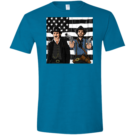 T-Shirts Antique Sapphire / S Redemptonia Men's Semi-Fitted Softstyle