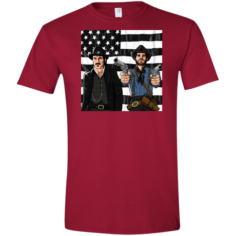 T-Shirts Cardinal Red / S Redemptonia Men's Semi-Fitted Softstyle