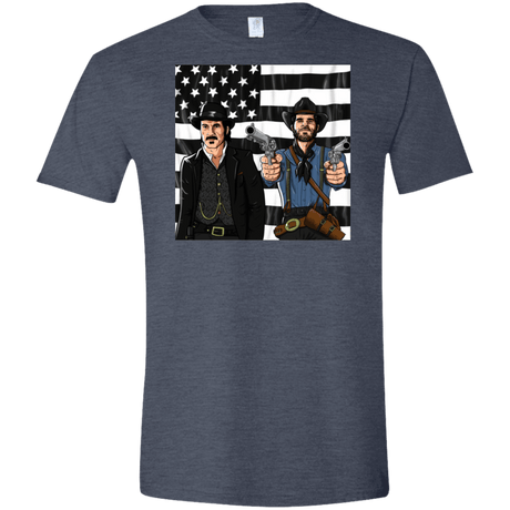 T-Shirts Heather Navy / S Redemptonia Men's Semi-Fitted Softstyle