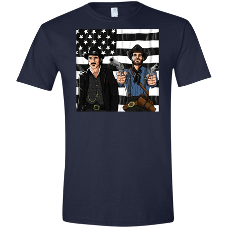 T-Shirts Navy / X-Small Redemptonia Men's Semi-Fitted Softstyle