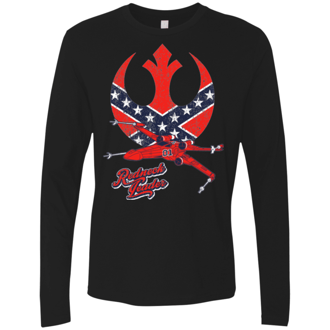 T-Shirts Black / Small Redneck Leader Men's Premium Long Sleeve