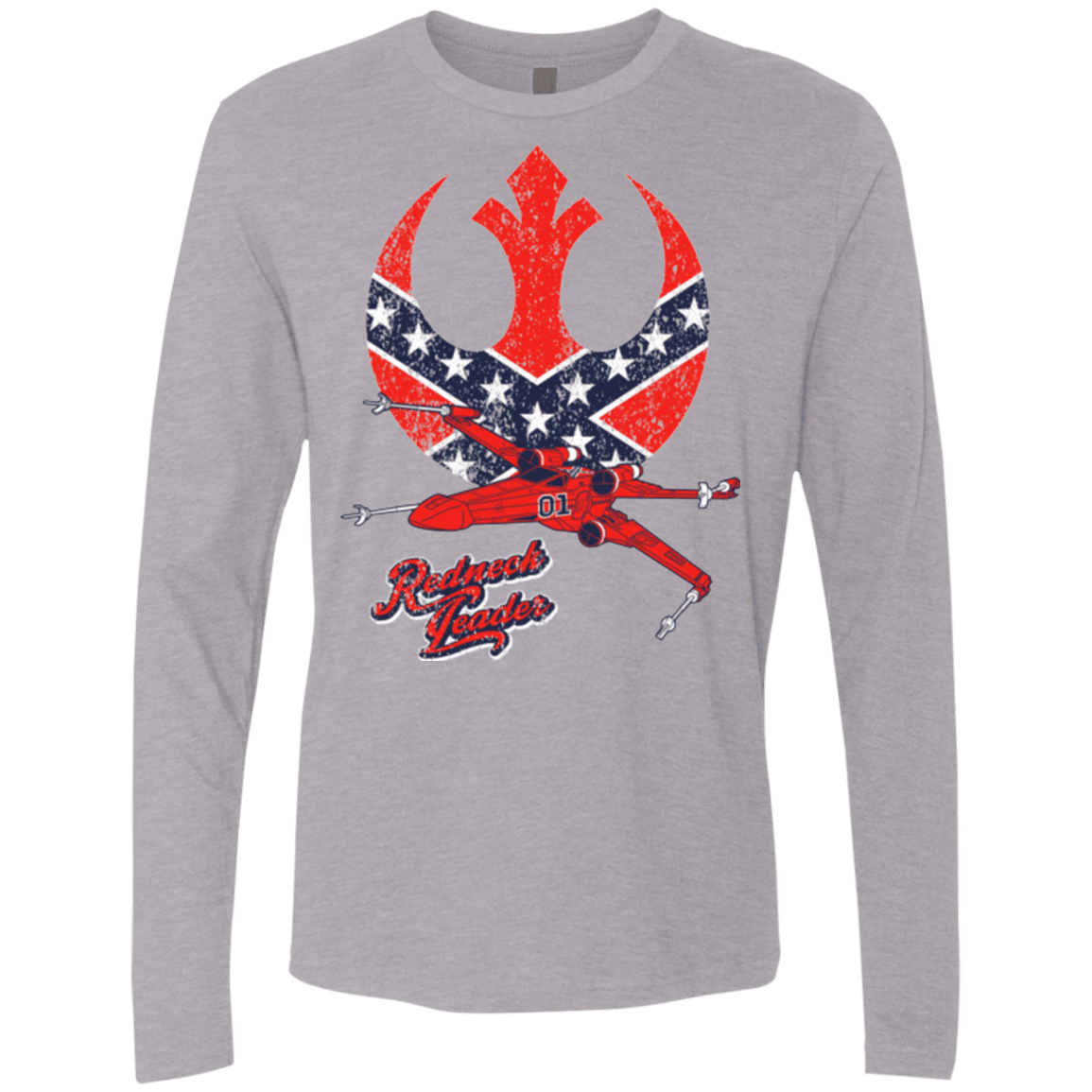 T-Shirts Heather Grey / Small Redneck Leader Men's Premium Long Sleeve