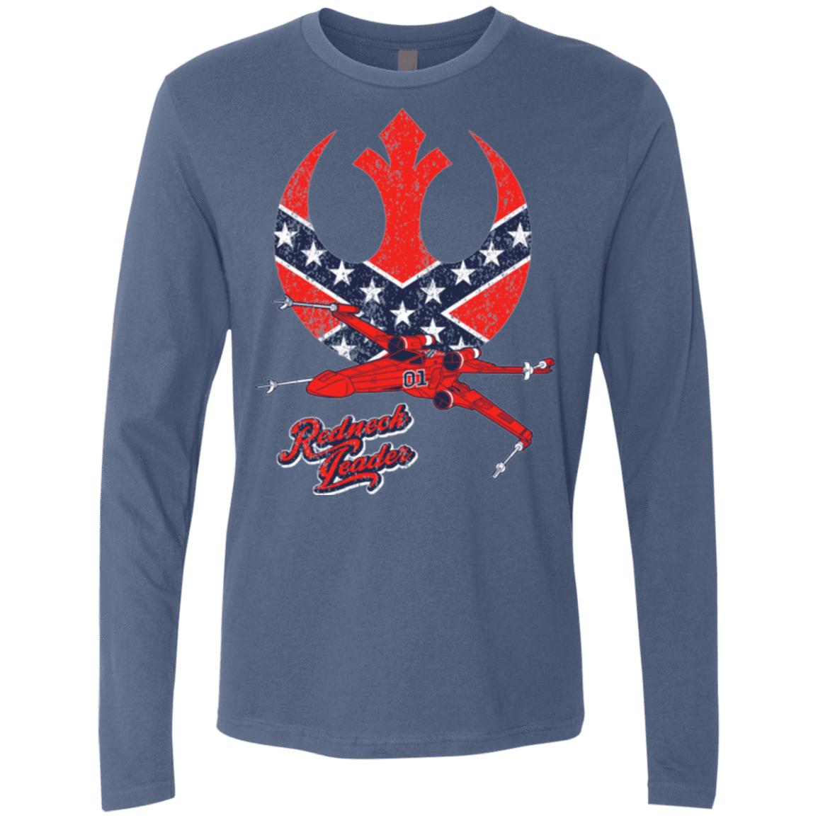 T-Shirts Indigo / Small Redneck Leader Men's Premium Long Sleeve