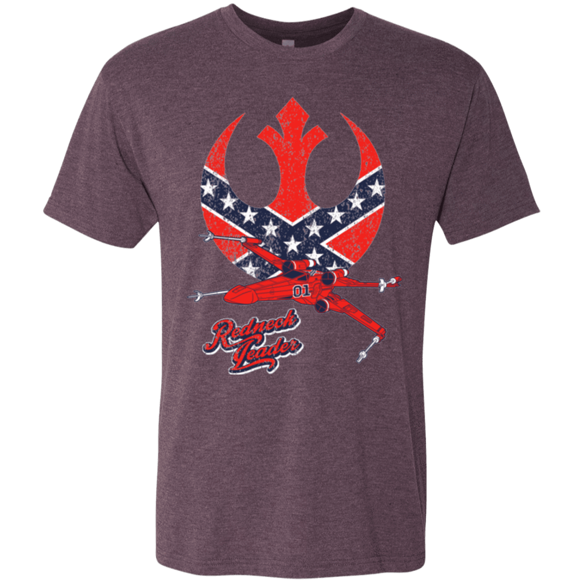 T-Shirts Vintage Purple / Small Redneck Leader Men's Triblend T-Shirt