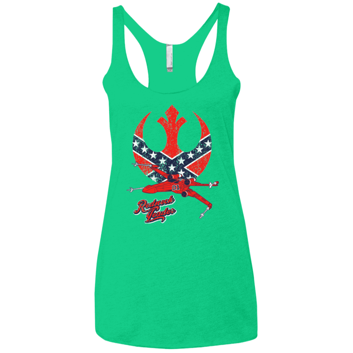 T-Shirts Envy / X-Small Redneck Leader Women's Triblend Racerback Tank