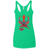 T-Shirts Envy / X-Small Redneck Leader Women's Triblend Racerback Tank