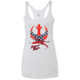 T-Shirts Heather White / X-Small Redneck Leader Women's Triblend Racerback Tank