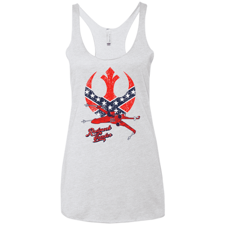 T-Shirts Heather White / X-Small Redneck Leader Women's Triblend Racerback Tank