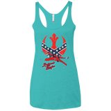 T-Shirts Tahiti Blue / X-Small Redneck Leader Women's Triblend Racerback Tank