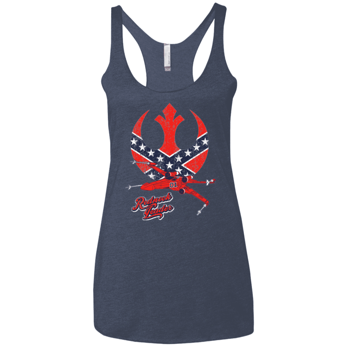 T-Shirts Vintage Navy / X-Small Redneck Leader Women's Triblend Racerback Tank