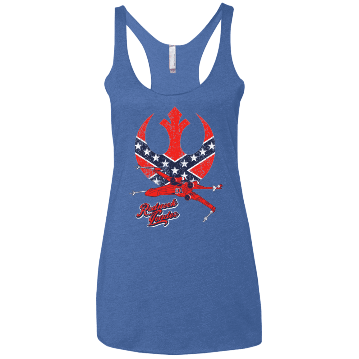T-Shirts Vintage Royal / X-Small Redneck Leader Women's Triblend Racerback Tank