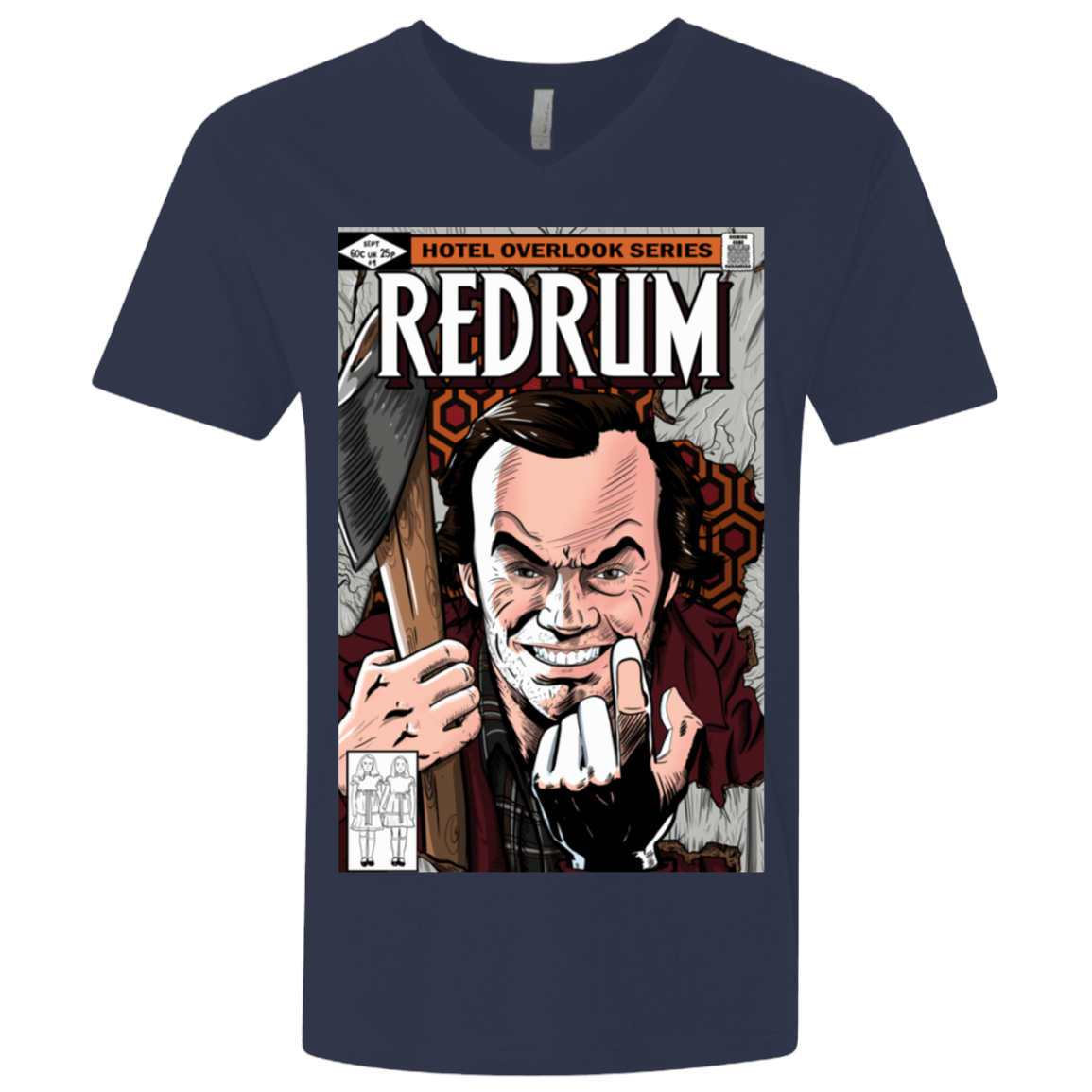 T-Shirts Midnight Navy / X-Small Redrum Men's Premium V-Neck