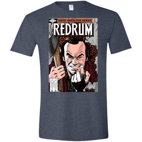 T-Shirts Heather Navy / S Redrum Men's Semi-Fitted Softstyle