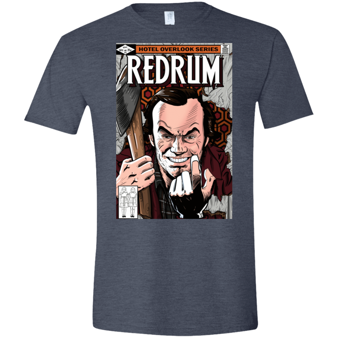 T-Shirts Heather Navy / S Redrum Men's Semi-Fitted Softstyle