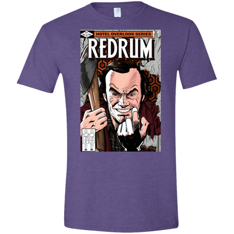 T-Shirts Heather Purple / S Redrum Men's Semi-Fitted Softstyle
