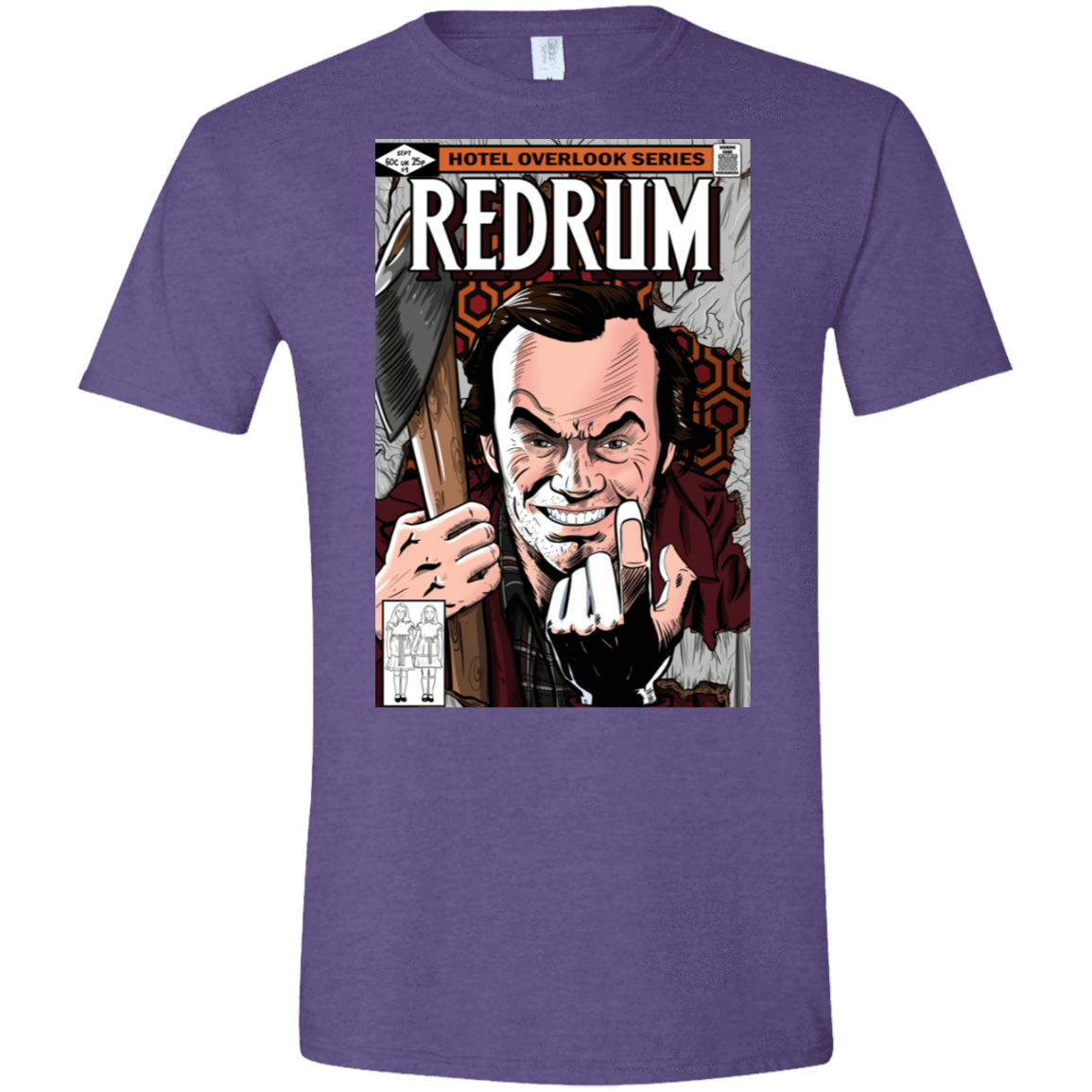 T-Shirts Heather Purple / S Redrum Men's Semi-Fitted Softstyle