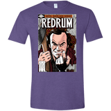 T-Shirts Heather Purple / S Redrum Men's Semi-Fitted Softstyle