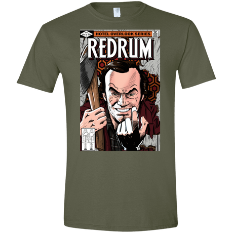 T-Shirts Military Green / S Redrum Men's Semi-Fitted Softstyle