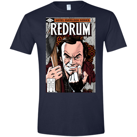 T-Shirts Navy / S Redrum Men's Semi-Fitted Softstyle