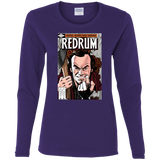 T-Shirts Purple / S Redrum Women's Long Sleeve T-Shirt