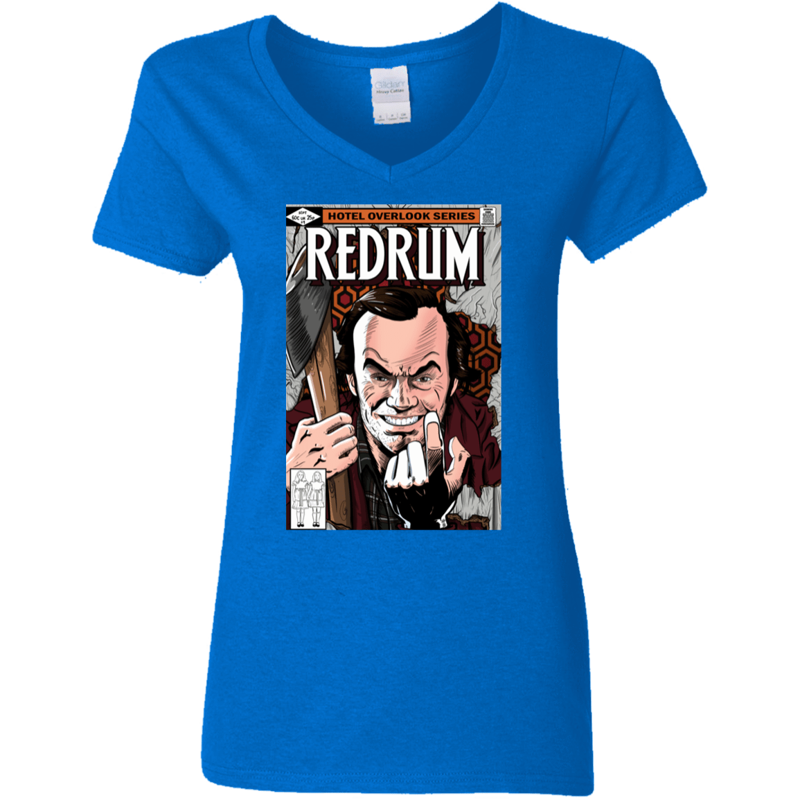 T-Shirts Royal / S Redrum Women's V-Neck T-Shirt