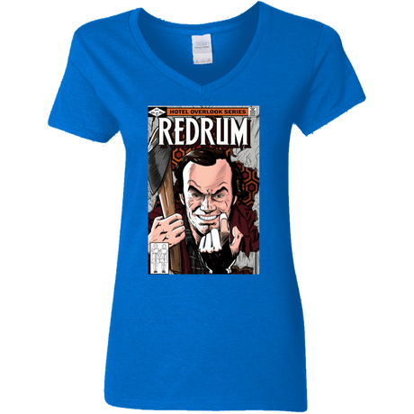 T-Shirts Royal / S Redrum Women's V-Neck T-Shirt