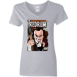 T-Shirts Sport Grey / S Redrum Women's V-Neck T-Shirt